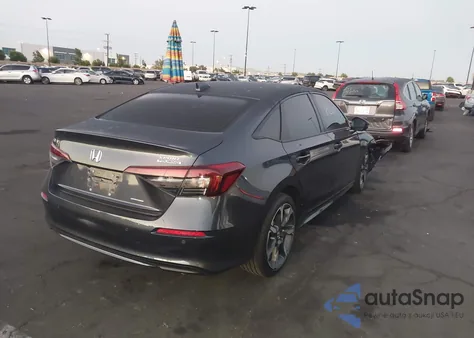 2025 Honda Civic Hybrid Sport/Sport Touring from USA, damaged, VIN 2HGFE4F83SH318565